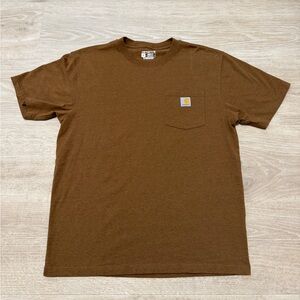 Carhartt Men's Short Sleeve Tee in Brown
